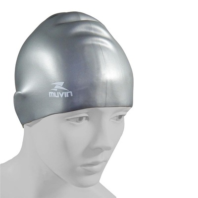 Touca de Natação Muvin Slim em Silicone TCS-300 - Adulto - Foto 2