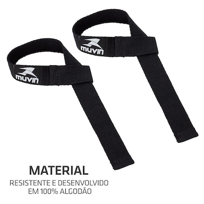 Straps Muvin Musculação - 30cm - Foto 2