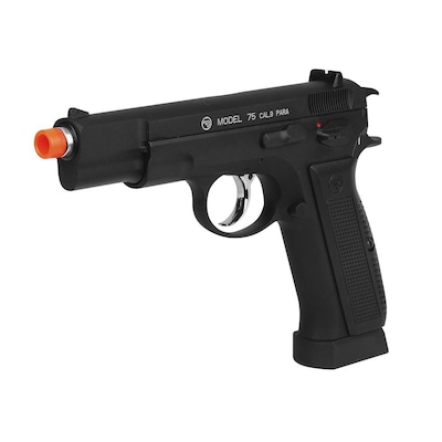Pistola de Pressão Airsoft ASG CZ 75 Full Metal 4.5mm - Foto 3