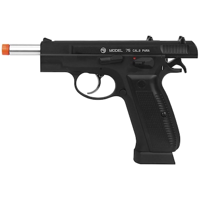 Pistola de Pressão Airsoft ASG CZ 75 Full Metal 4.5mm - Foto 5