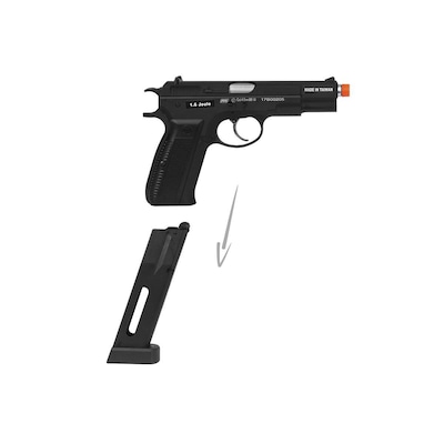 Pistola de Pressão Airsoft ASG CZ 75 Full Metal 4.5mm - Foto 6