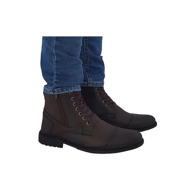 bota de ziper masculina