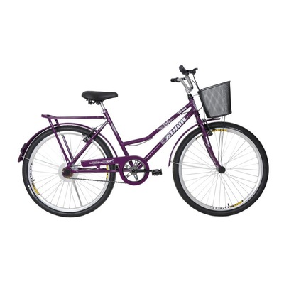 Bicicleta Athor Venus com Cestão Aro 26 - Freio V-Brake - Marcha Único - Adulto - Foto 1
