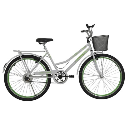 Bicicleta Athor Venus com Cestão Aro 26 - Freio V-Brake - Marcha Único - Adulto - Foto 1