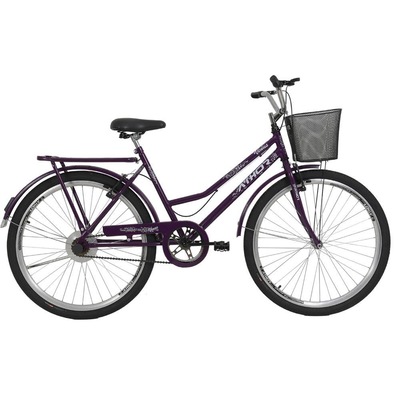 Bicicleta Athor Venus com Cestão Aro 26 - Freio V-Brake - Marcha Único - Adulto - Foto 1
