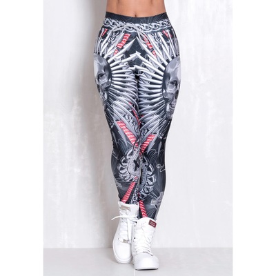 Calça Legging Rock Code Elastic Black Guardian - Feminina - Foto 3