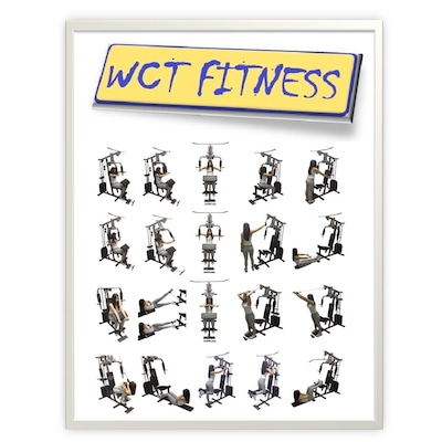 Estação de Musculação WCT Fitness - 80kg - Foto 1