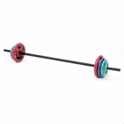 Kit Body Pump Barra Preta Kl Master Fitness 12 Kg Anilhas - Foto 1