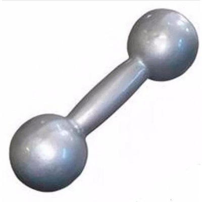 Kit de Halteres KL Master Fitness Academia Emborrachado - 4 Kg - 2 unidades - Foto 2
