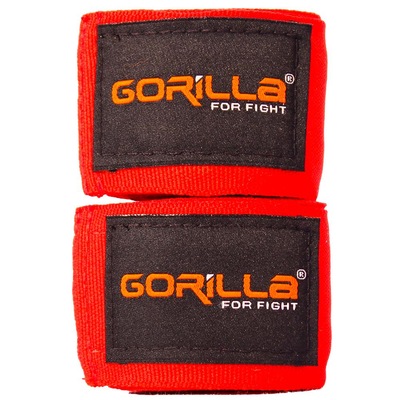 Kit Gorilla Muay-Thai Bandagem Elástica + Protetor Bucal - Adulto - Foto 4