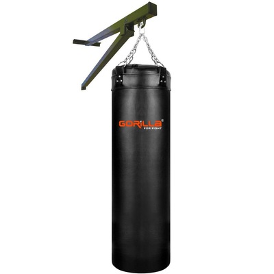 kit Gorilla Saco de Pancada 120 cm + Suporte de Parede - Foto 1
