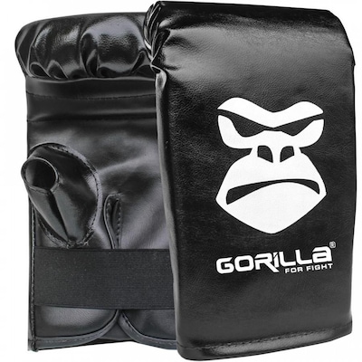 Kit Gorilla: Saco de Pancada 120 Cm + 2 Luvas Bate Saco + Suporte - Foto 4