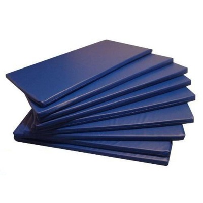 Colchonete de Academia Fitness Orthovida - D-20  Azul Colchões Orthovida - 102 x 49 x 3 cm - Preto - Foto 1