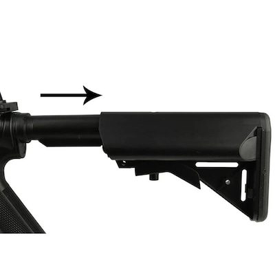 Rifle Airsoft Elétrico Cyma M4 CQB CM176 + Capa Simples - Foto 6