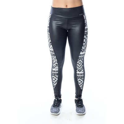 Calça Legging Flor de Ameixa Cirre - Feminina - Foto 1