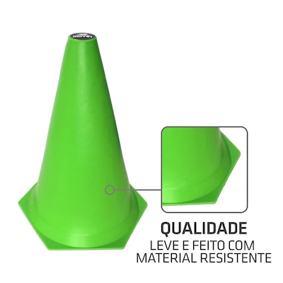 Cone de Marcação de Plástico Muvin - 24cm - Foto 2