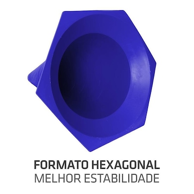 Cone de Marcação de Plástico Muvin 50cm - 8 Unidades - Foto 5