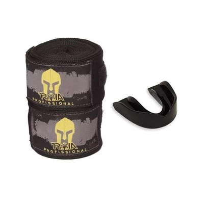 Kit Troia: 1 Bandagem Elástica 3 mts + 1 Protetor Bucal - Foto 1