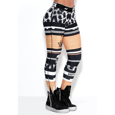 Calça Legging Rock Code Elastic Aztec Print - Feminina - Foto 2