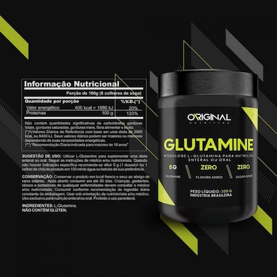 Kit Whey Complex Original Nutrition - 900g - 2 Unidades  + BCAA + Colágeno + Glutamina + Creatina + - Foto 4