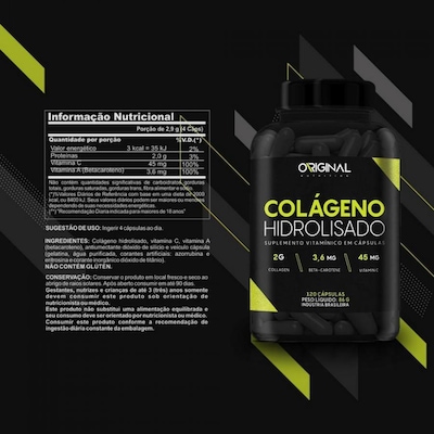 Kit Whey Complex Original Nutrition - 900g - 2 Unidades  + BCAA + Colágeno + Glutamina + Creatina + - Foto 5