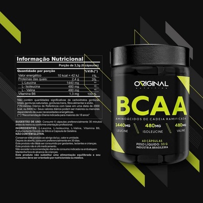 Kit Whey Complex Original Nutrition - 900g - 2 Unidades  + BCAA + Colágeno + Glutamina + Creatina + - Foto 3