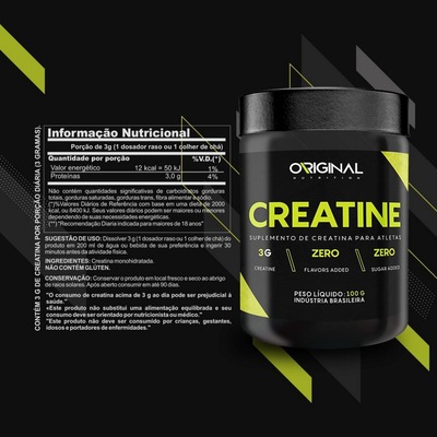 Kit Whey Complex Original Nutrition - 900g - 2 Unidades  + BCAA + Colágeno + Glutamina + Creatina + - Foto 6