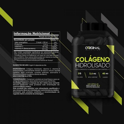 Kit Whey Complex Original Nutrition - 900g - 2 Unidades  + BCAA + Colágeno + Glutamina + Creatina + - Foto 5