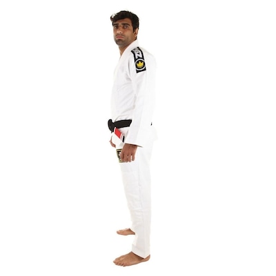 Kimono Kingz  Jiu Jitsu Basic 2.0 + Faixa Branca  - Adulto - Foto 3