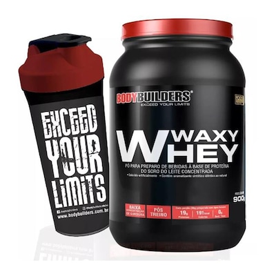 Whey Protein Bodybuilders - Chocolate - 900g + Coqueteleira - Foto 1
