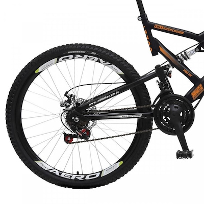 Bicicleta Colli Fulls GPS Freios à Disco Aro 26 com Suspensão Dupla 36 Raios - 21 Marchas - Foto 1