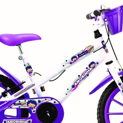 Bicicleta Colli MTB Amorinha Aro 16 com Freio V-Brake - Infantil - Foto 4