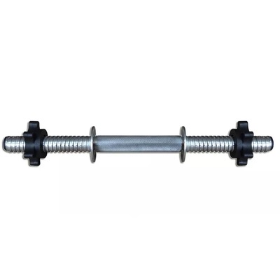 Barra Musculação Oca Rosqueada Yangfit com Presilhas - 40cm - Foto 2
