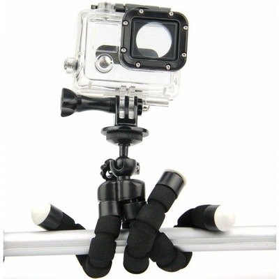 Tripé Shoot Articulável Mini Octopus Dslr + Adaptador para GoPro, SJCam, Xiaomi - Foto 2