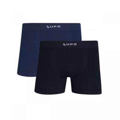 Kit com 2 Cuecas Lupo Boxer - Masculino - Adulto - Foto 1