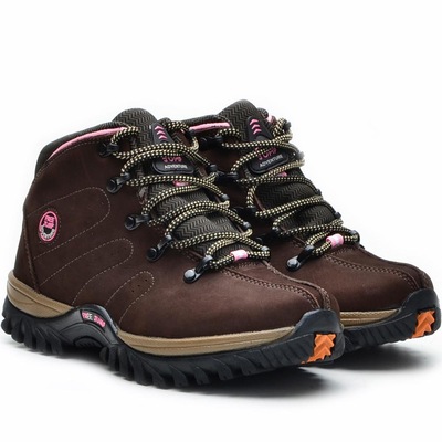 Bota Coturno Free Jump Adventure em Couro - Feminina - Foto 2