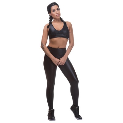 Calça Legging Miss Blessed Skinny Cirrê - Feminina - Foto 3