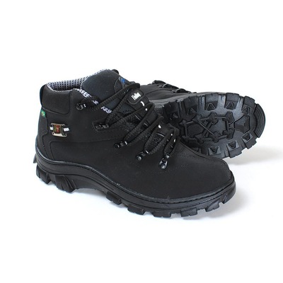 Bota Adventure Coturno Forrado Sola Borracha Macio - Masculina - Foto 1