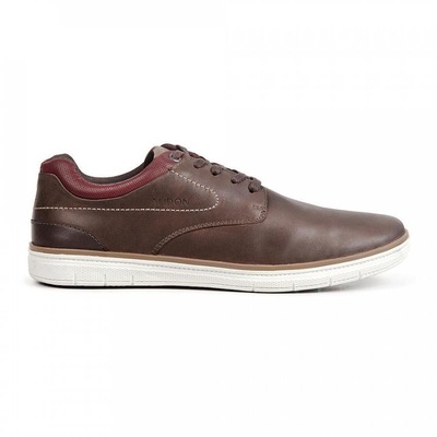 Sapatênis Alidon Cano Baixo Liso Moderno - Masculino - Foto 3