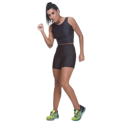Shorts Miss Blessed Premium Cirre 3D Poliamida - Feminino - Foto 3