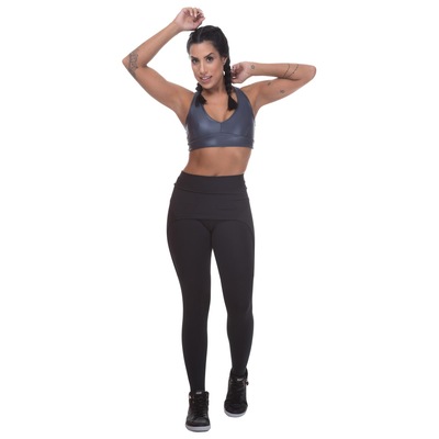 Calça Legging Miss Blessed Saia Sobreposta - Feminina - Foto 3