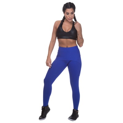 Calça Legging Miss Blessed Premium Sobreposta - Feminina - Foto 1