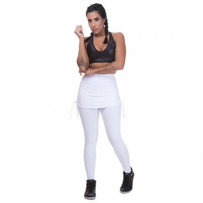 Calça Legging Miss Blessed com Saia Sobreposta - Feminina - Foto 3