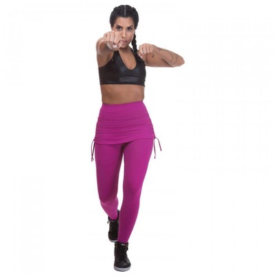 Calça Legging Miss Blessed Premium com Saia Sobreposta - Feminina - Foto 1