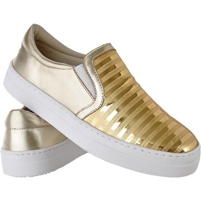 Kit Emanuelly Shoes Tênis Slip On + Chinelo Slide - Feminino - Foto 2