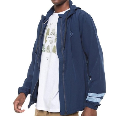 Jaqueta Hurley Windbreaker Intro com Capuz - Masculina - Foto 5