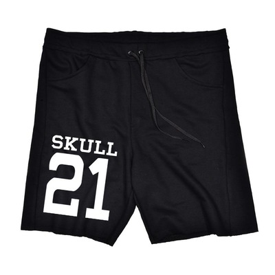 Bermuda Skull Clothing de Moletom Skull 21 - Masculina - Foto 1