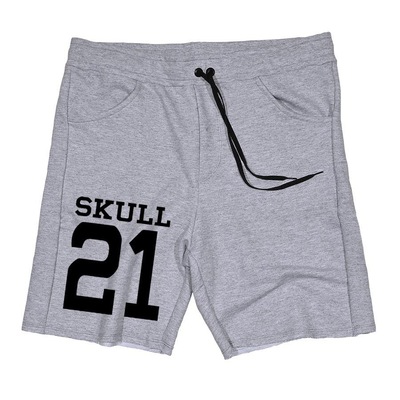 Bermuda Skull Clothing de Moletom Skull 21 - Masculina - Foto 1