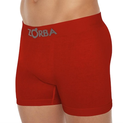 Kit Cuecas Boxer Zorba Algodão Sem Costura - 6 Unidades - Masculina - Foto 3
