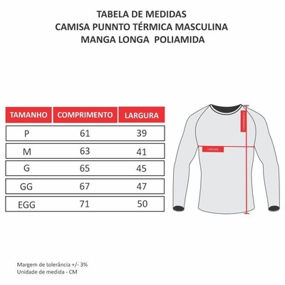Camisa Térmica Manga Longa Punnto Poliamida - Masculina - Foto 5